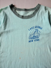 Load image into Gallery viewer, 1970s Distressed Lake George New York Ringer T-Shirt - XXS