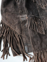 Load image into Gallery viewer, 1960s Buffalo Fringe Suede Leather Jacket - XS