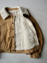 Load image into Gallery viewer, 1970's Lee Storm Rider Faux Suede and Sherpa Western Style Jacket - L