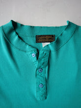 Load image into Gallery viewer, 1980's Eddie Bauer Henley Style Long Sleeve - L