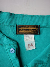 Load image into Gallery viewer, 1980's Eddie Bauer Henley Style Long Sleeve - L