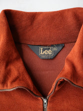 Load image into Gallery viewer, 1970's Lee 1/4 Zip Velour Long Sleeve - XL