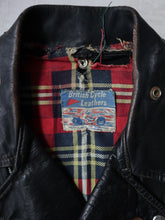 Load image into Gallery viewer, 1960's British Cycle Leathers D Pocket Leather Biker Jacket - M