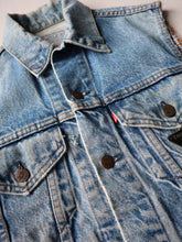 Load image into Gallery viewer, 1990s Levi's Biker Vest with Triumph Pin - XS