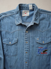Load image into Gallery viewer, 1990s Coors Rodeo Chambray Shirt - L