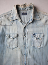 Load image into Gallery viewer, 1980s Thrashed Wrangler Chambray Shirt - L/XL