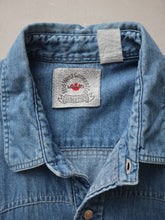 Load image into Gallery viewer, 1990s Coors Rodeo Chambray Shirt - L