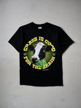Load image into Gallery viewer, 2000's 'Grass is Good for the Brain' Weed Tee - S