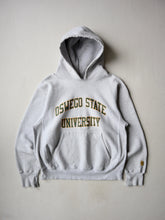 Load image into Gallery viewer, 1990s Distressed Oswego State University Reverse Weave Hoodie - M