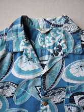 Load image into Gallery viewer, 1960's Malihini Hawaiian Loop Collar Shirt - M