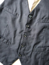 Load image into Gallery viewer, 1950s Distressed Wool Blend Waistcoat - M