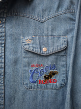 Load image into Gallery viewer, 1990s Coors Rodeo Chambray Shirt - L