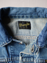 Load image into Gallery viewer, 1960/70s Repaired Wrangler 124MJ Selvedge Denim Jacket - M