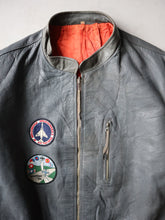 Load image into Gallery viewer, 1980s German Army Leather Pilot Jacket - L