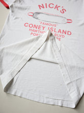 Load image into Gallery viewer, 1980s Nick's Famous Coney Island Champion Ringer T-Shirt - M