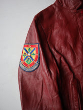 Load image into Gallery viewer, 1980's Queens Leather Varsity Jacket - S