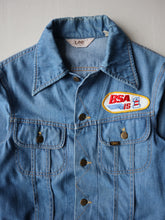 Load image into Gallery viewer, 1970s Lee BSA Patched Denim Jacket - XS