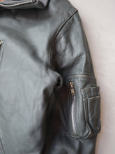 Load image into Gallery viewer, 1980's German Army Leather Pilot Jacket - S