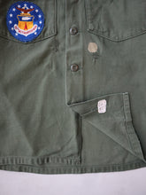 Load image into Gallery viewer, 1970's U.S Army OG-107 Patched Shirt - S
