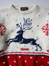 Load image into Gallery viewer, 1990s Eddie Bauer Reindeer Wool Knit Sweater - M