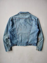 Load image into Gallery viewer, 1960/70s Repaired Wrangler 124MJ Selvedge Denim Jacket - M