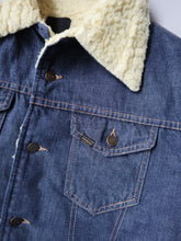 Load image into Gallery viewer, 1970s Sears Roebucks Sherpa Lined Denim Jacket - L/XL
