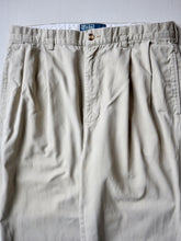 Load image into Gallery viewer, 1990s Polo Ralph Lauren Pleated Chino Pants - 32"