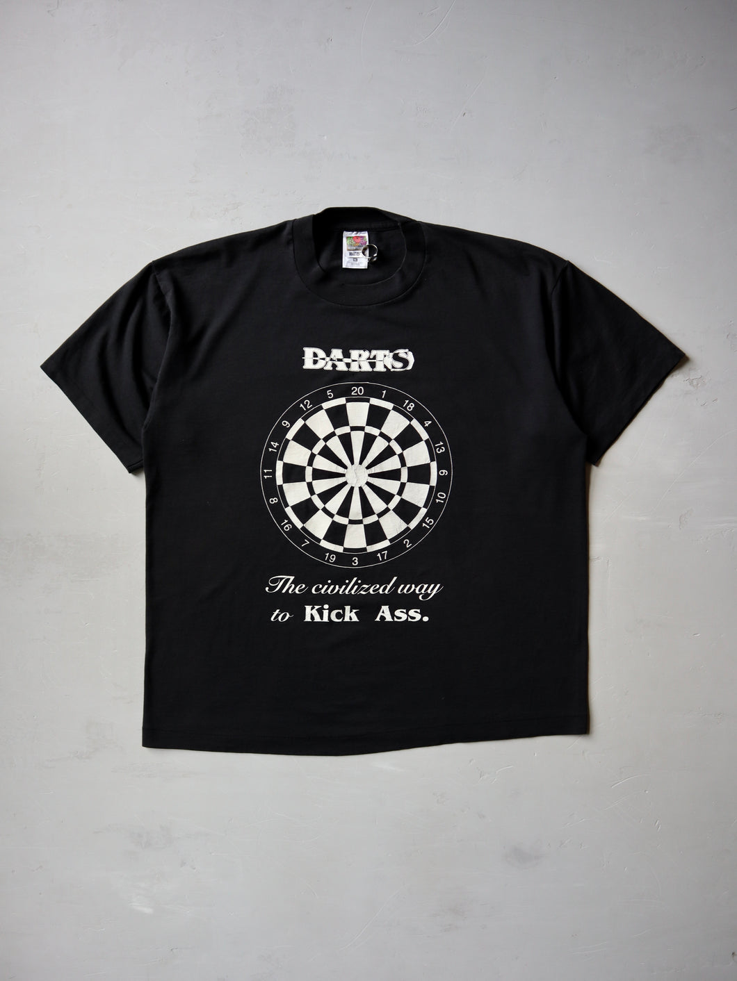 1990's DARTS 'The Civilized Way' T-Shirt - L