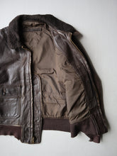 Load image into Gallery viewer, 1970s U.S Navy G-1 Leather Flight Jacket - M
