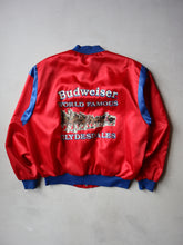 Load image into Gallery viewer, 1980&#39;s Budweiser Clydesdales Satin Bomber Jacket - XL
