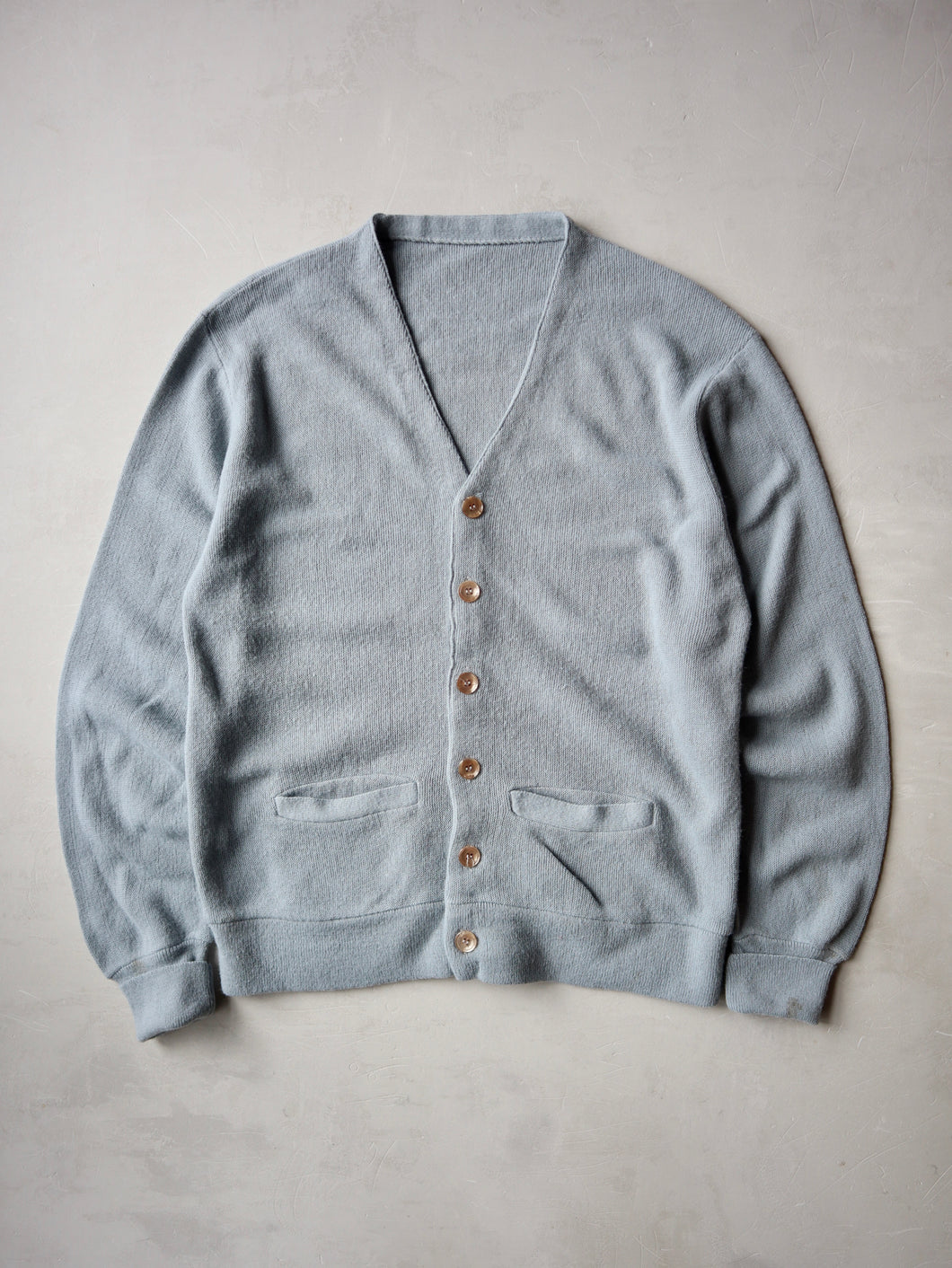 1980s Powder Blue Two Pocket Cardigan - S