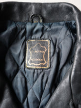 Load image into Gallery viewer, 1980s Cropped Leather Biker Jacket - S
