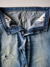 Load image into Gallery viewer, 1980s Faded &amp; Distressed Sears Roebucks Bootcut Jeans - 34"
