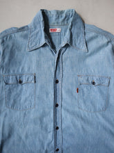 Load image into Gallery viewer, 1970s Levi&#39;s Orange Tab Chambray Shirt - XL
