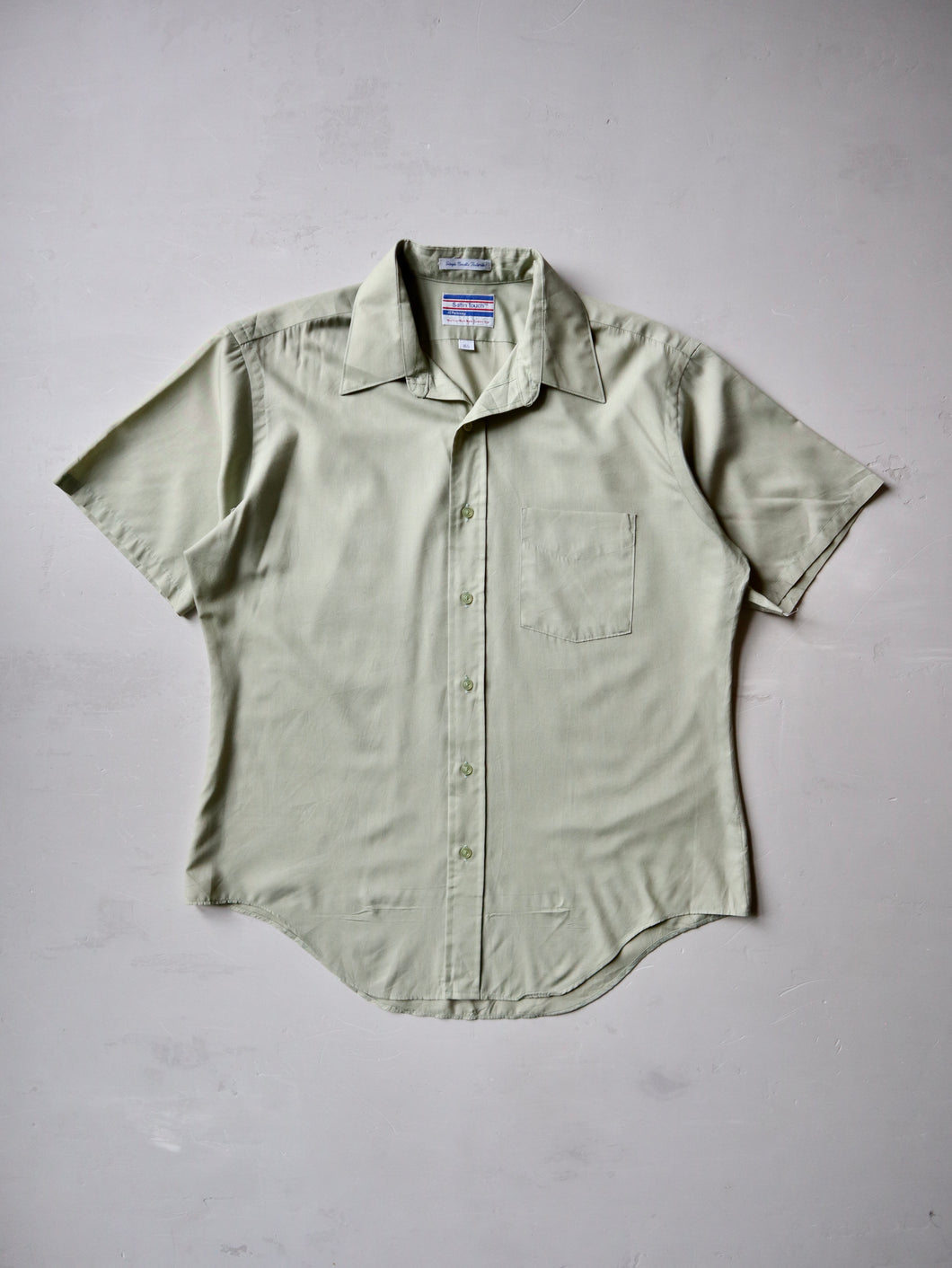 1970's JCPenney Satin Touch Shirt - L