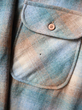 Load image into Gallery viewer, 1970s Pendleton Shadow Plaid Flannel Shirt - L
