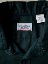 Load image into Gallery viewer, 1970s Manhattan Teal Shirt - L
