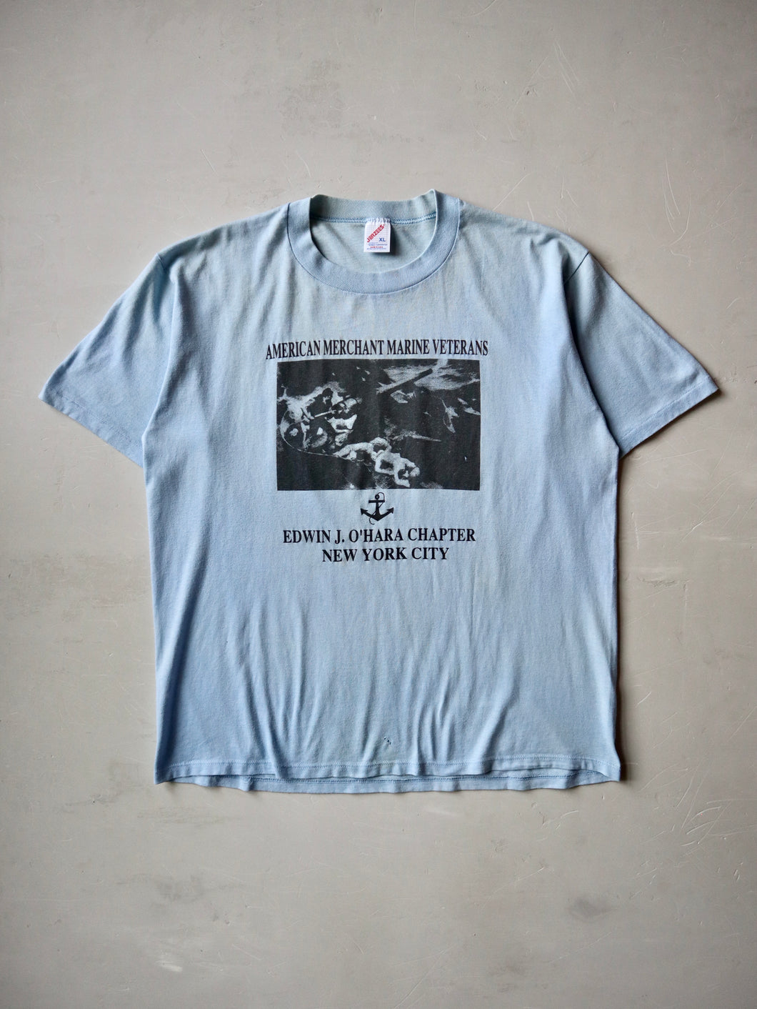 1990's Faded U.S Marine Veterans T-Shirt - L