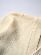 Load image into Gallery viewer, 1950s Distressed Campus Wool Cardigan - XS
