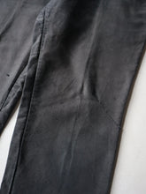 Load image into Gallery viewer, Black French Moleskin Pants with 13 Star Button - 36"
