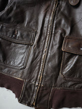 Load image into Gallery viewer, 1970s U.S Navy G-1 Leather Flight Jacket - M
