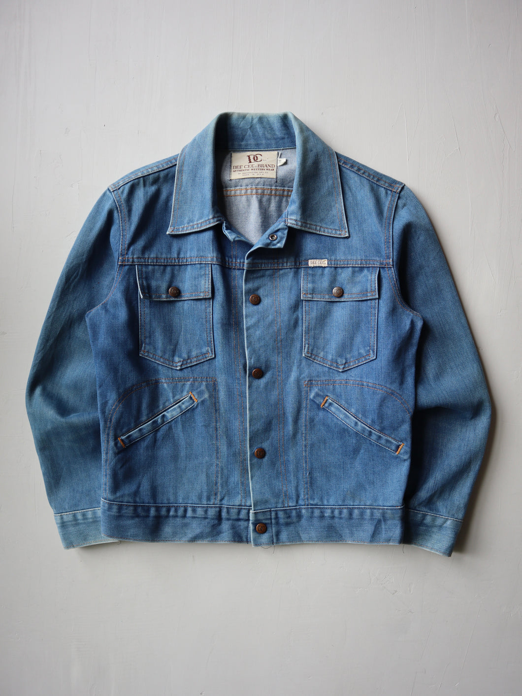 1970s Dee Cee Brand Selvedge Denim Jacket - S