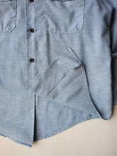 Load image into Gallery viewer, 1970s Sears Perma-Prest Selvedge Chambray Shirt - M/L
