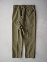 Load image into Gallery viewer, 1970&#39;s Wool Blend Pleated Uniform Pants - 33&quot;
