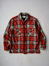 Load image into Gallery viewer, 1960s Towncraft Penney Plaid Loop Collar Shirt - M
