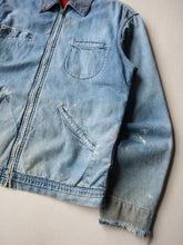 Load image into Gallery viewer, 1970s Distressed OshKosh Denim Jacket - M
