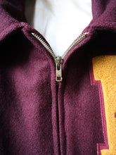 Load image into Gallery viewer, 1950s Cropped Wool Varsity Jacket - M
