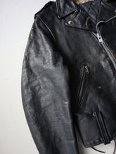 Load image into Gallery viewer, 1970s Distressed Schott Perfecto Leather Biker Jacket - S
