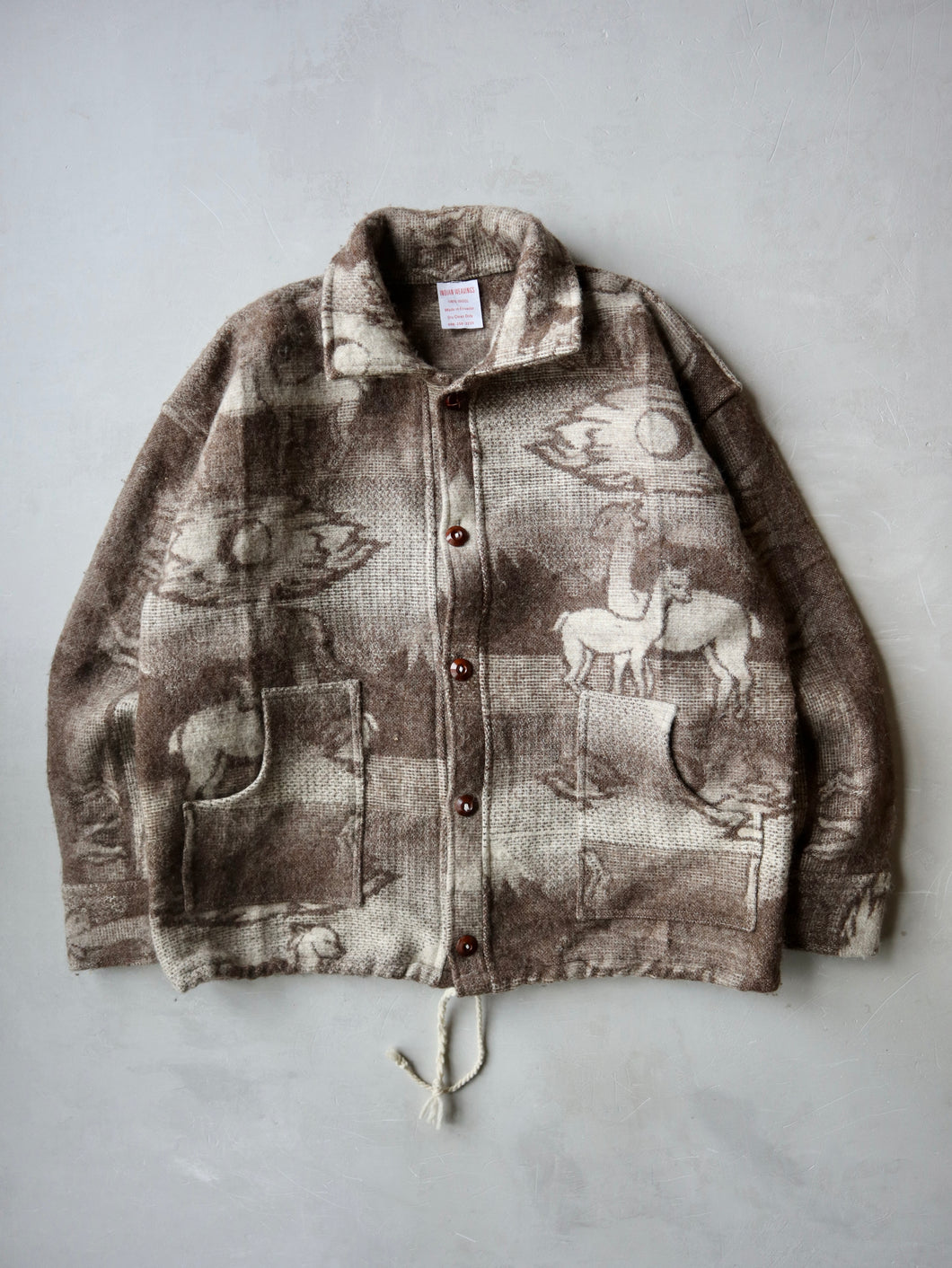 Indian Weavings Wool Jacket - XL