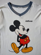 Load image into Gallery viewer, 1980s Distressed Mickey California T-Shirt - S
